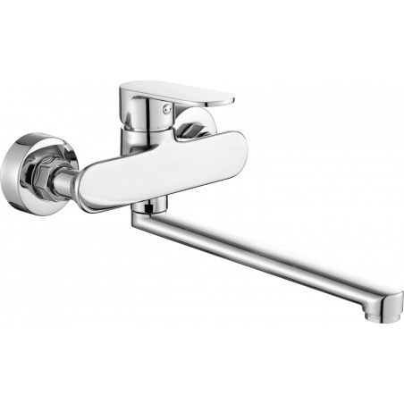 Mexen Milo baterie vanová dlouhá výlevka, chrom - 71335-00