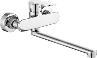 Mexen Milo baterie vanová dlouhá výlevka, chrom - 71335-00