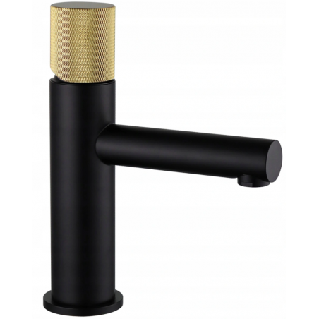 Mexen Elba One baterie umyvadlová, černá/zlatá - 74101-75