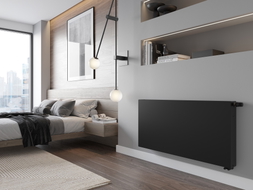 Mexen CVF22 Ploché deskové topení 600 x 1300 mm, spodní připojení, 2057 W, černé - W622F-060-130-70