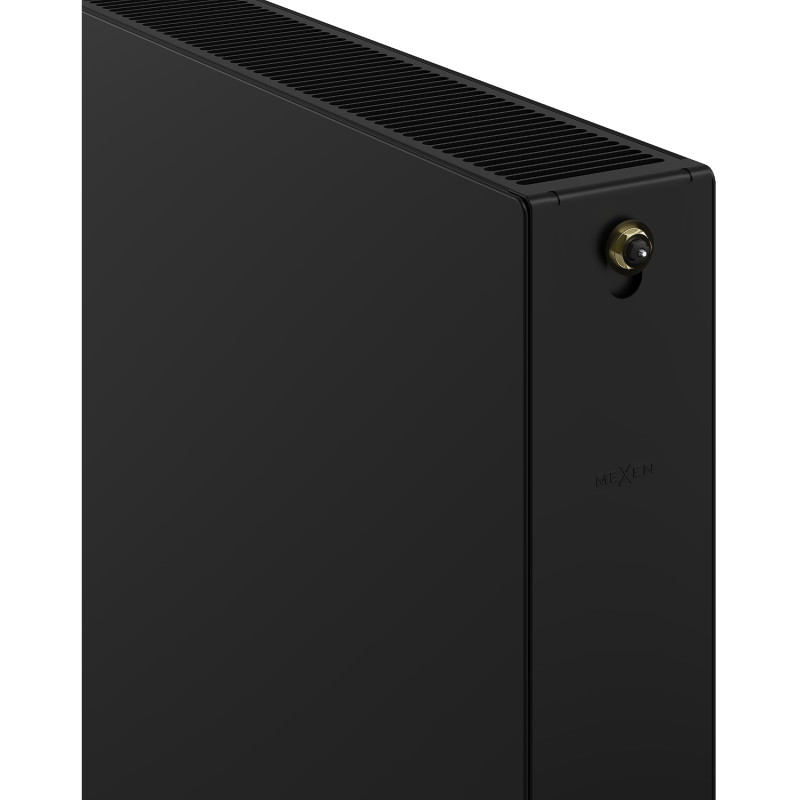 Mexen CVF22 Ploché deskové topení 600 x 1300 mm, spodní připojení, 2057 W, černé - W622F-060-130-70