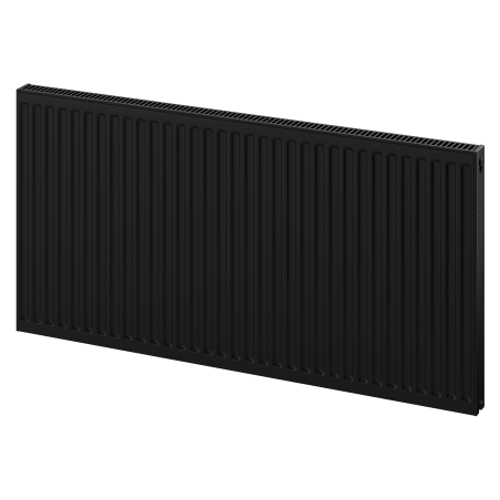 Mexen C11 deskový radiátor 400 x 800 mm, boční připojení, 518 W, černý - W411-040-080-70
