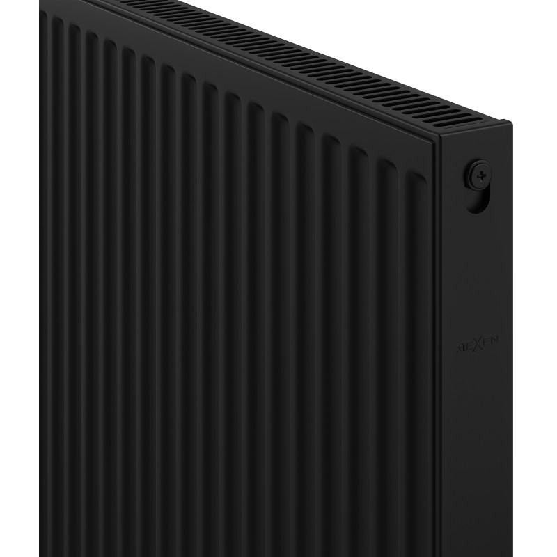 Mexen C11 deskovo radiátor 400 x 1000 mm, boční připojení, 648 W, černý - W411-040-100-70