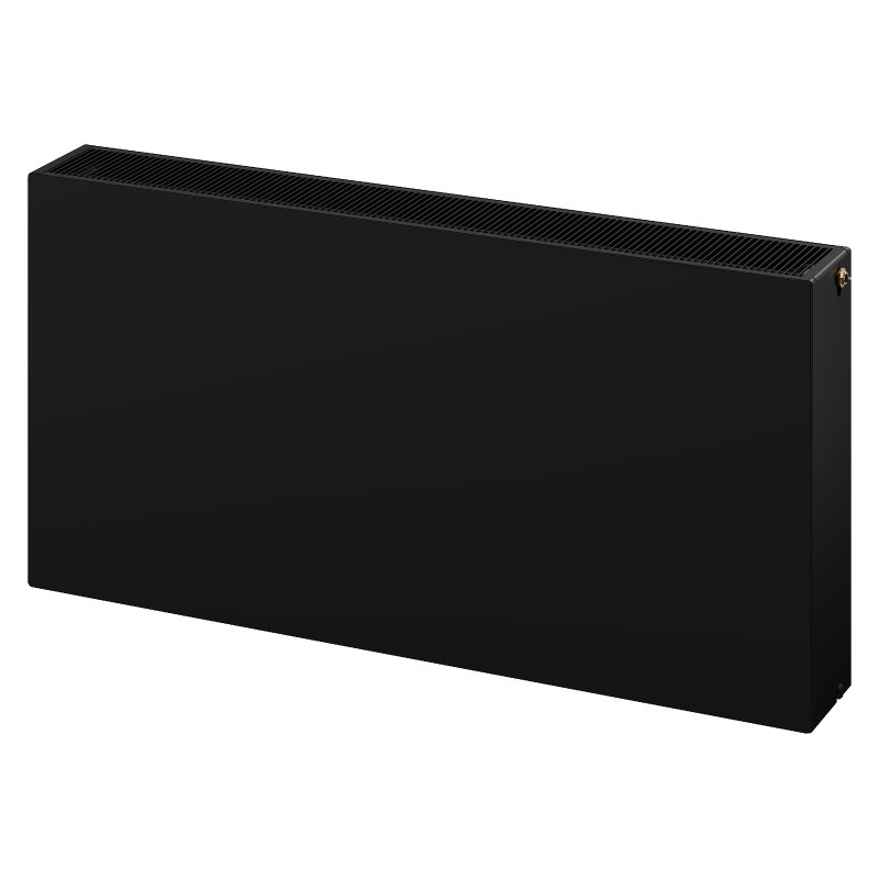 Mexen CVF33 Plochý deskový radiátor 400 x 400 mm, spodní připojení, 633 W, černý - W633F-040-040-70