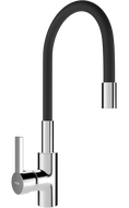 Mexen Flex kuchyňská baterie, chrom/černá - 670900-07