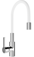 Mexen Flex kuchyňská baterie, chrom/bílá - 670900-02