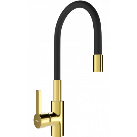 Mexen Flex baterie kuchyňská, zlatá/černá - 670900-57
