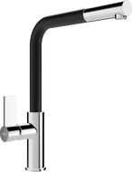 Mexen Flora kuchyňská baterie, chrom/černá - 670401-07