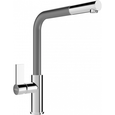 Mexen Flora kuchyňská baterie, chrom/šedá - 670401-06