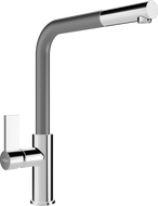 Mexen Flora kuchyňská baterie, chrom/šedá - 670401-06
