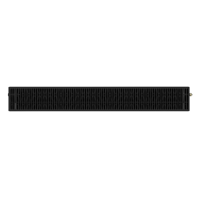 Mexen CVF33 Flat deskový radiátor 400 x 2000 mm, spodní připojení, 3163 W, černý - W633F-040-200-70
