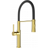 Mexen Dina kuchyňská baterie, zlatá/černá - 672701-57