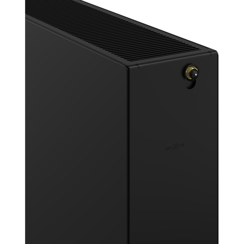 Mexen CVF33 Flat deskový radiátor 500 x 1600 mm, spodní připojení, 3041 W, černý - W633F-050-160-70