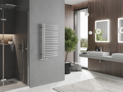 Mexen Neptun dekorativní koupelnový radiátor 900 x 500 mm, 291 W, chrom - W101-0900-500-00-01