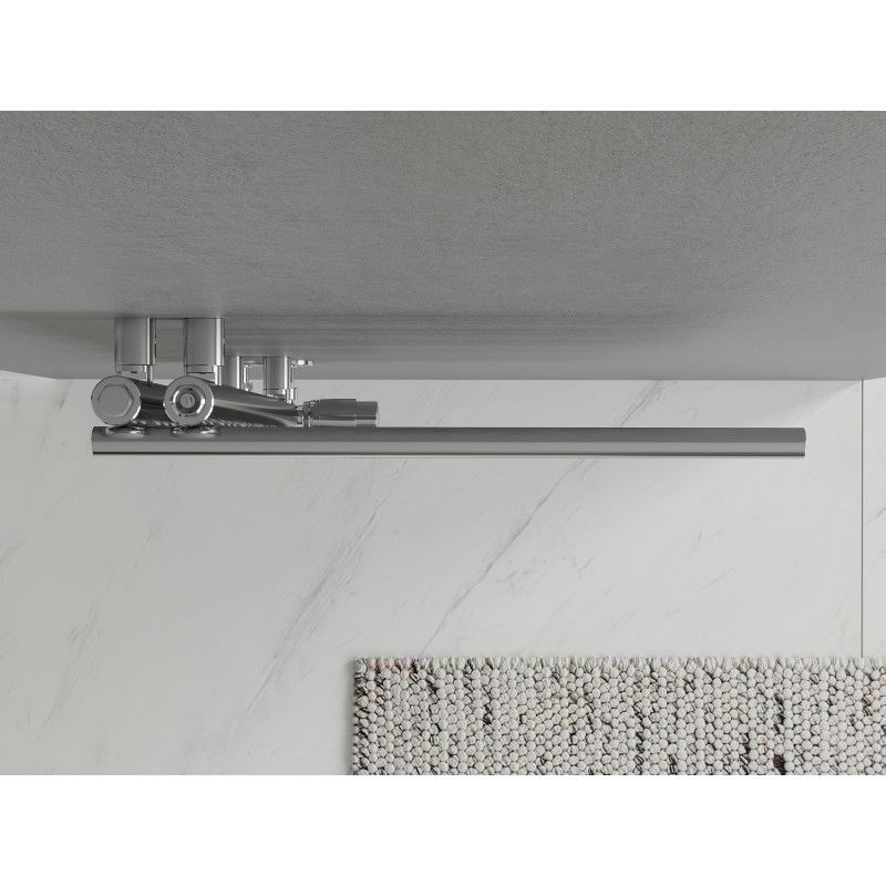 Mexen Neptun dekorativní koupelnový radiátor 1400 x 500 mm, 420 W, chrom - W101-1400-500-00-01