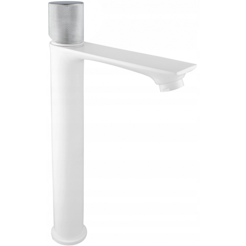 Mexen Royo One vysoká umyvadlová baterie, bílá/chrom - 72211-22