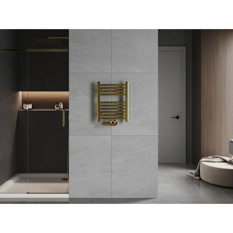 Mexen Ares koupelnový radiátor 500 x 400 mm, 142 W, zlatý - W102-0500-400-00-50