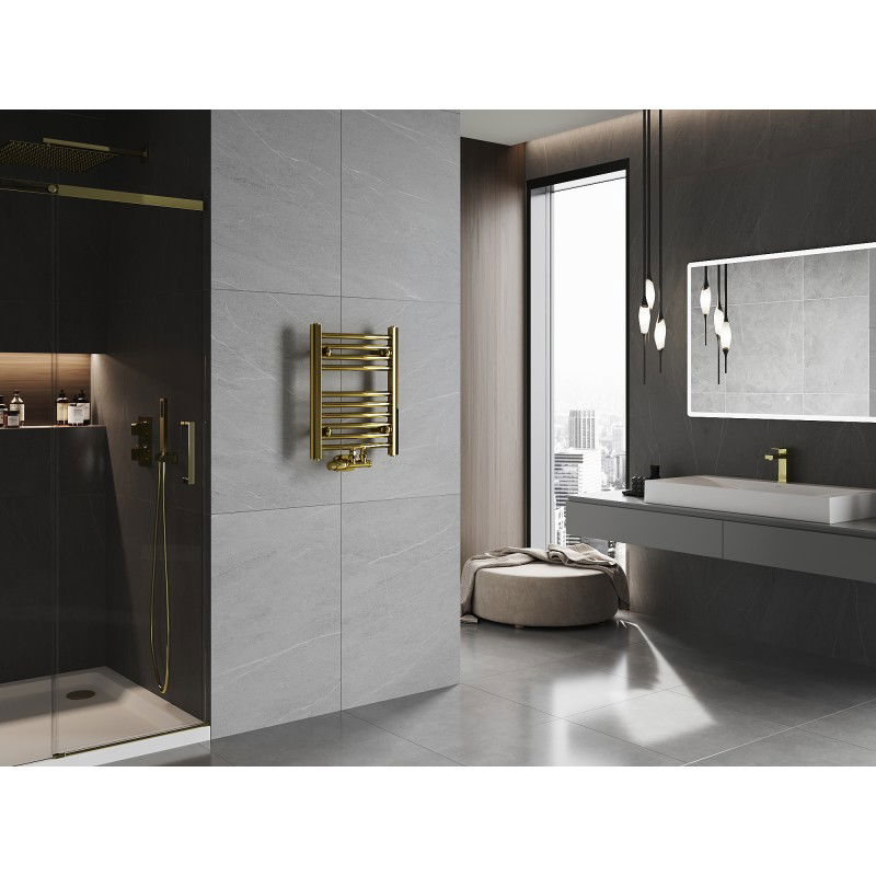 Mexen Ares koupelnový radiátor 500 x 400 mm, 142 W, zlatý - W102-0500-400-00-50