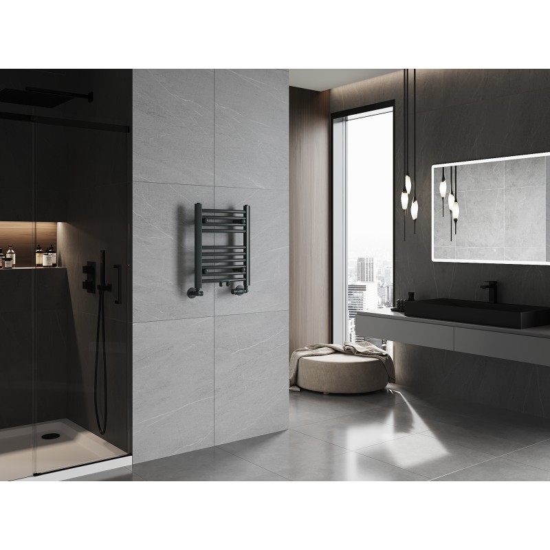 Mexen Ares koupelnový radiátor 500 x 400 mm, 179 W, antracit - W102-0500-400-00-66