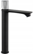 Mexen Royo One vysoká umyvadlová baterie, chrom/černá - 72211-77