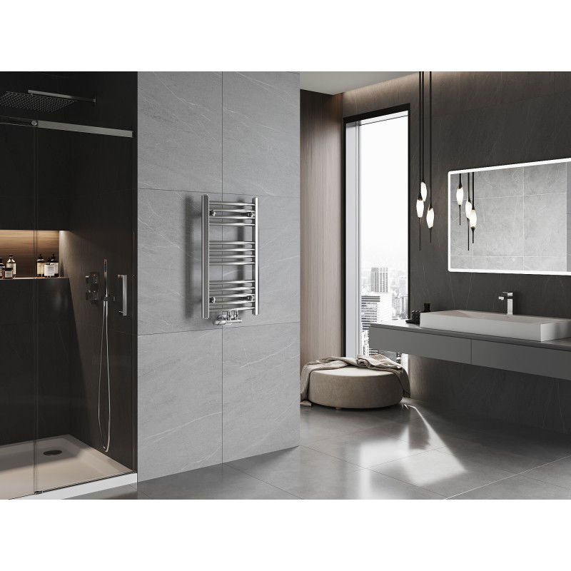 Mexen Ares koupelnový radiátor 700 x 400 mm, 189 W, chrom - W102-0700-400-00-01