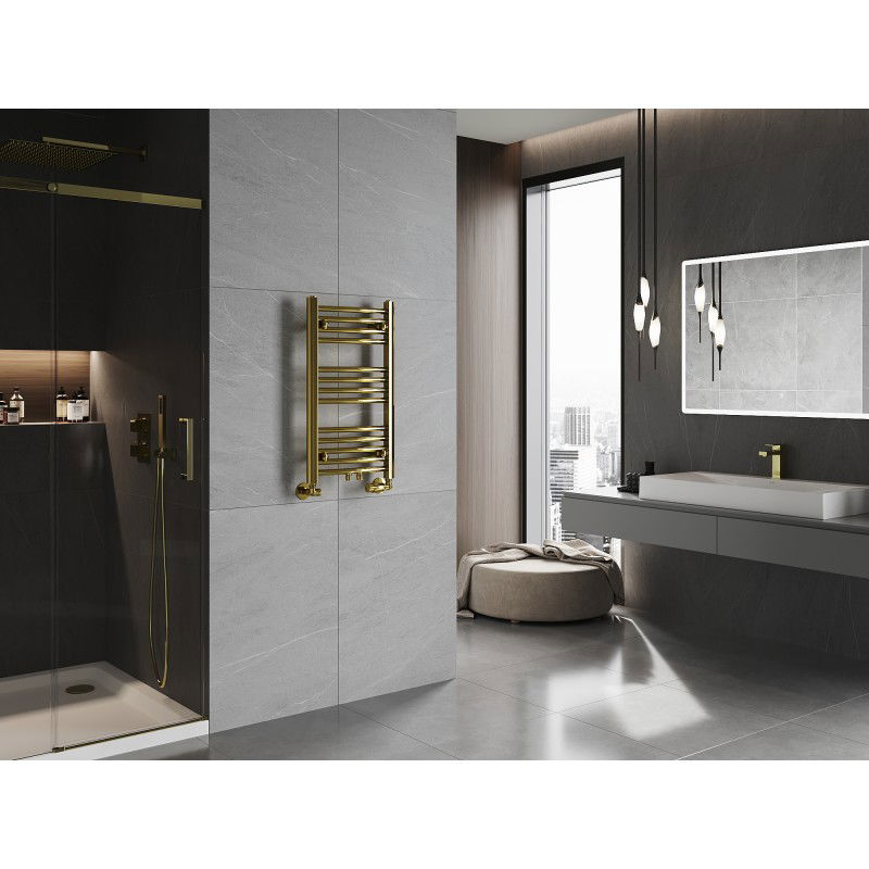 Mexen Ares koupelnový radiátor 700 x 400 mm, 189 W, zlatý - W102-0700-400-00-50