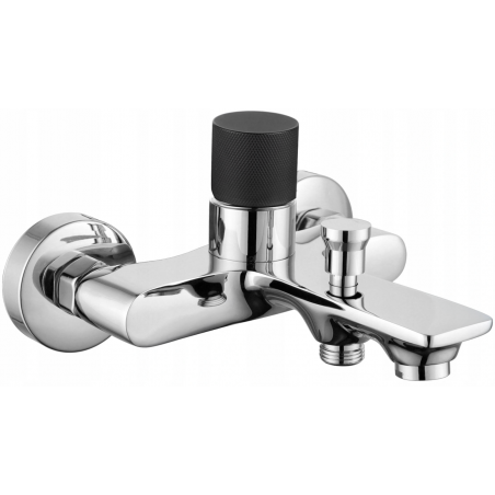 Mexen Royo One vaničková baterie, chrom/černá - 72231-07
