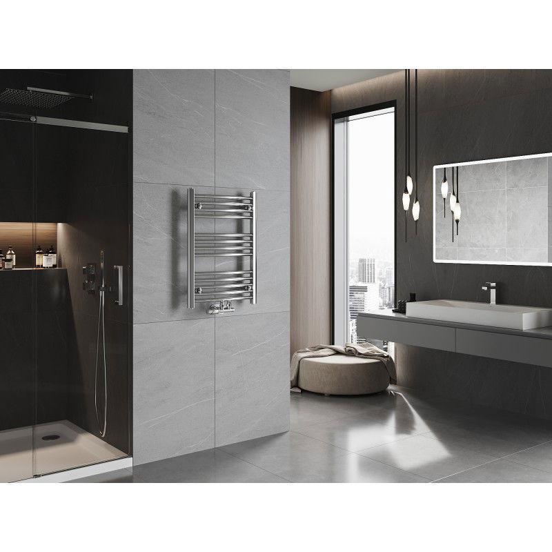 Mexen Ares koupelnový radiátor 700 x 500 mm, 226 W, chrom - W102-0700-500-00-01