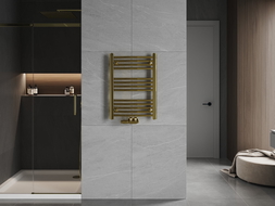 Mexen Ares koupelnový radiátor 700 x 500 mm, 226 W, zlatý - W102-0700-500-00-50