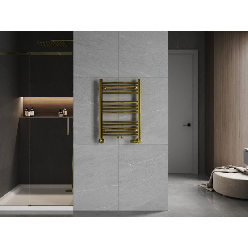 Mexen Ares koupelnový radiátor 700 x 500 mm, 226 W, zlatý - W102-0700-500-00-50