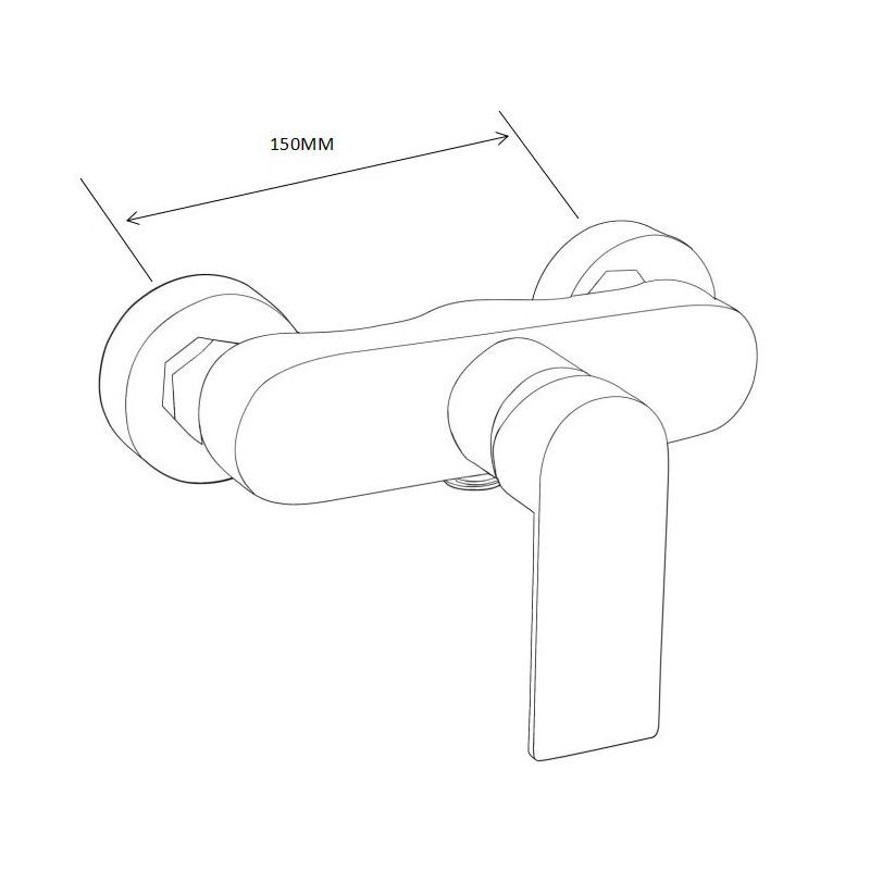 Mexen Royo sprchová baterie, chrom - 72240-00