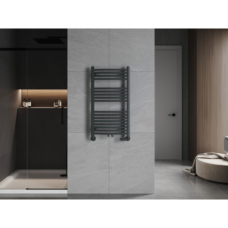 Mexen Ares koupelnový radiátor 900 x 500 mm, 372 W, antracit - W102-0900-500-00-66