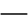 Mexen C21 deskový radiátor 400 x 2800 mm, boční připojení, 2594 W, černý - W421-040-280-70