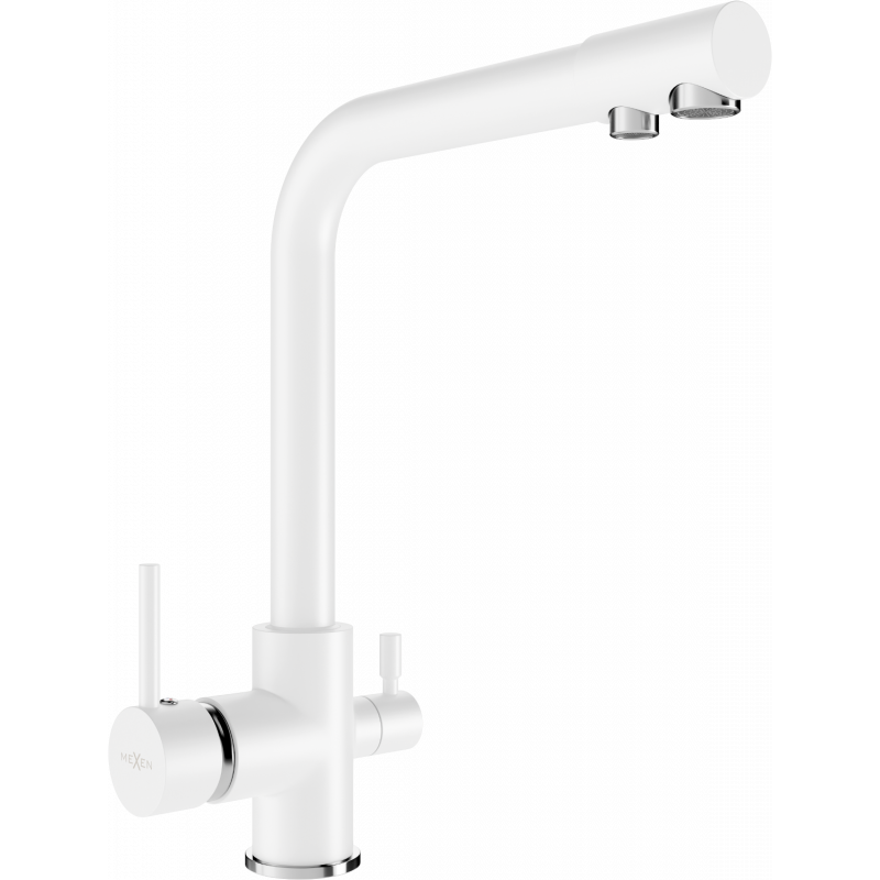 Mexen Duero kuchyňská baterie, bílá - 671600-20