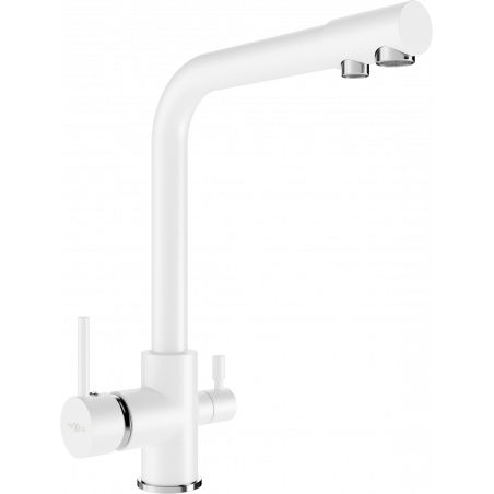 Mexen Duero kuchyňská baterie, bílá - 671600-20