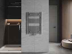 Mexen Ares koupelnový radiátor 900 x 600 mm, 342 W, chrom - W102-0900-600-00-01