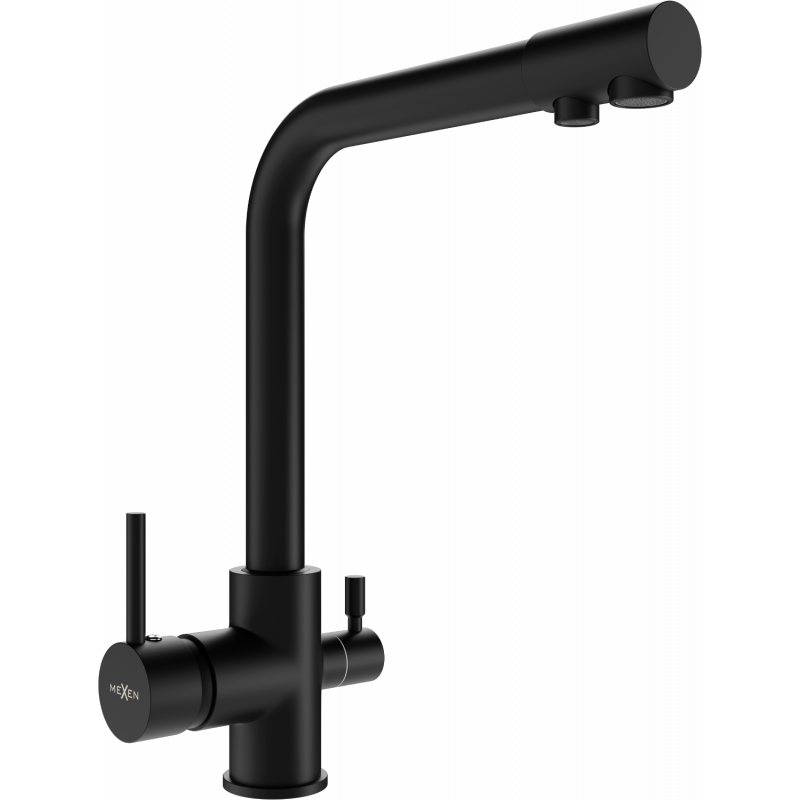 Mexen Duero kuchyňská baterie, černá - 671600-70