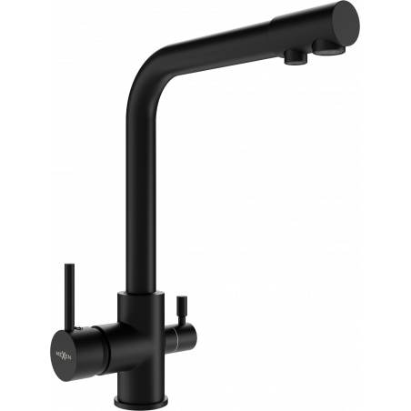 Mexen Duero kuchyňská baterie, černá - 671600-70