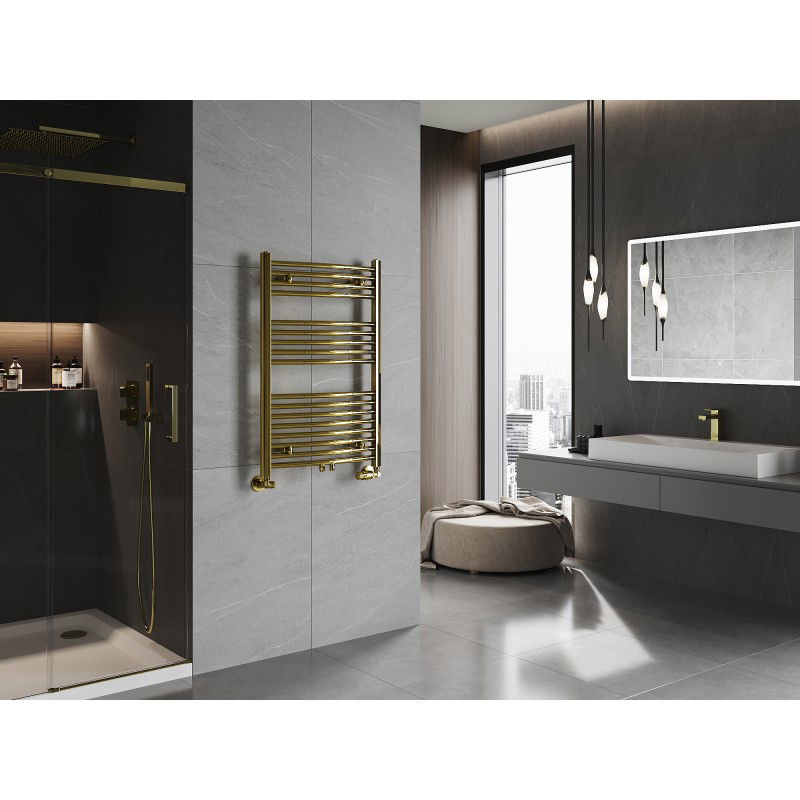 Mexen Ares koupelnový radiátor 900 x 600 mm, 342 W, zlatý - W102-0900-600-00-50