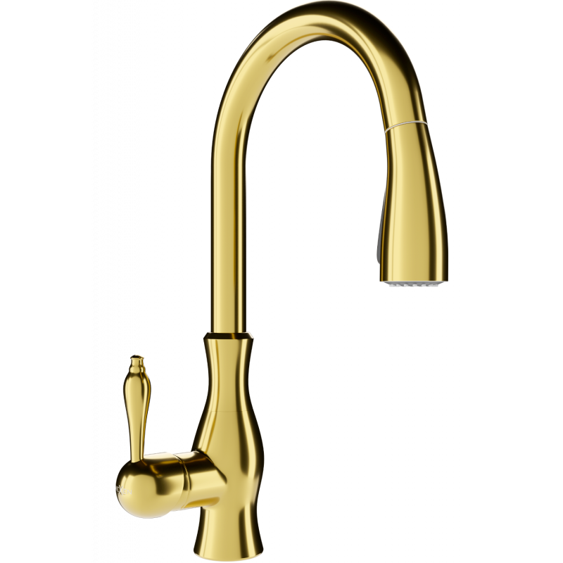Mexen Savita baterie kuchyňská, zlatá - 672601-50