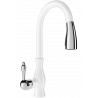 Mexen Savita kuchyňská baterie, bílá - 672601-20