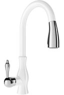 Mexen Savita kuchyňská baterie, bílá - 672601-20