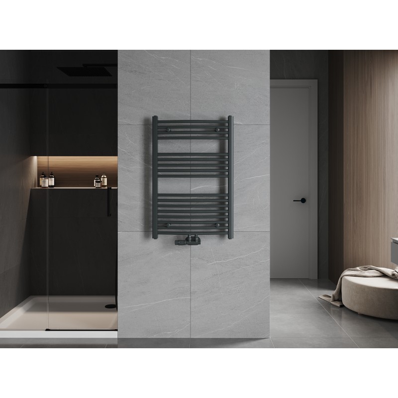 Mexen Ares radiátor koupelnový 900 x 600 mm, 433 W, antracit - W102-0900-600-00-66