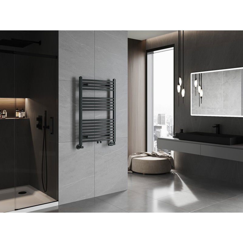 Mexen Ares koupelnový radiátor 900 x 600 mm, 433 W, antracit - W102-0900-600-00-66