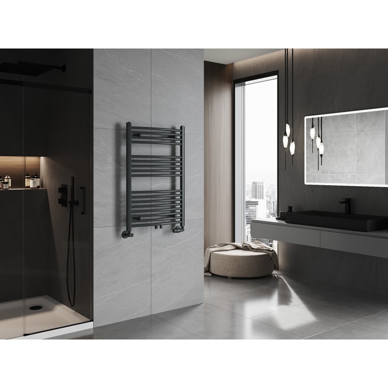 Mexen Ares radiátor koupelnový 900 x 600 mm, 433 W, antracit - W102-0900-600-00-66