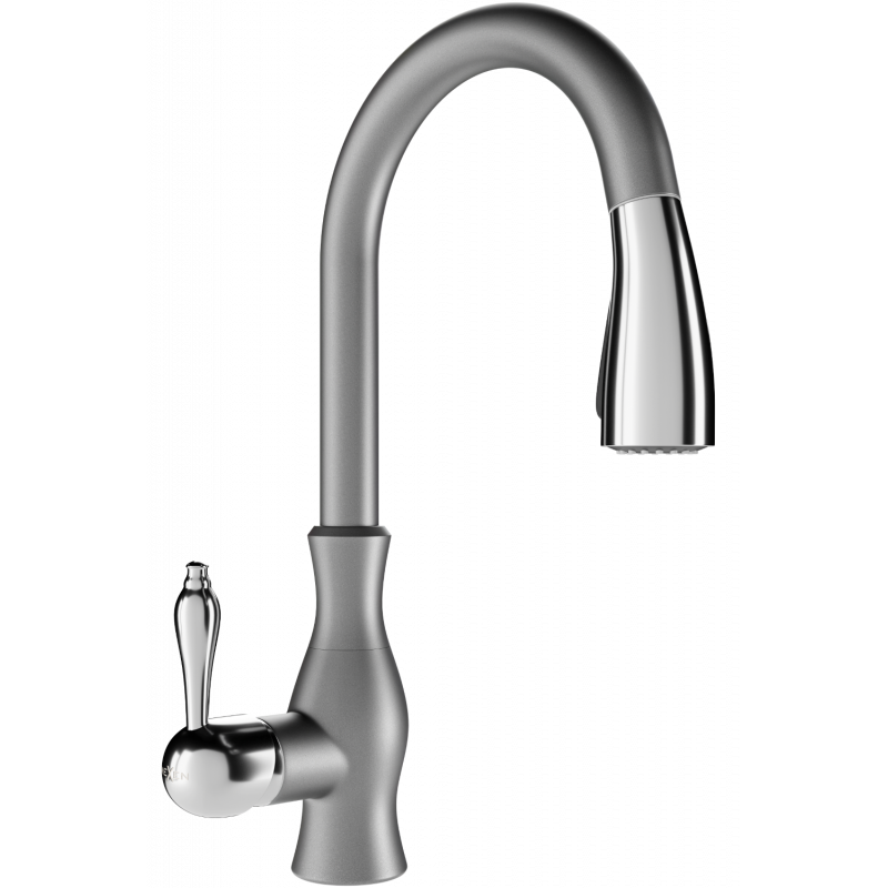 Mexen Savita kuchyňská baterie, šedá - 672601-61
