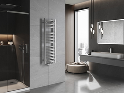 Mexen Ares koupelnový radiátor 1200 x 400 mm, 349 W, chrom - W102-1200-400-00-01