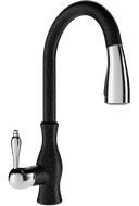 Mexen Savita kuchyňská baterie, černá s postříkáním - 672601-76