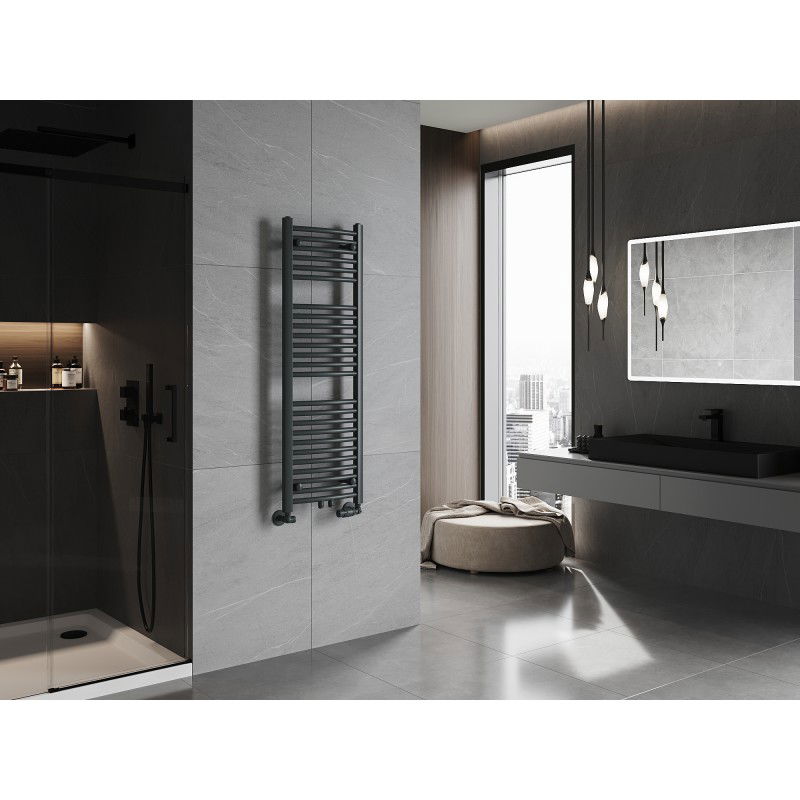 Mexen Ares koupelnový radiátor 1200 x 400 mm, 442 W, antracit - W102-1200-400-00-66