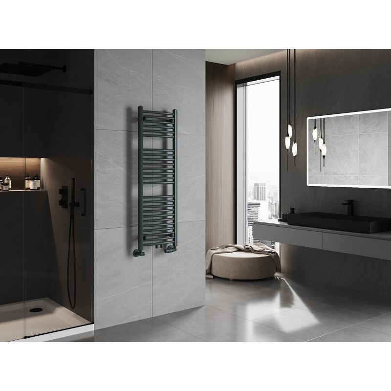 Mexen Ares radiátor koupelnový 1200 x 400 mm, 442 W, antracit - W102-1200-400-00-66